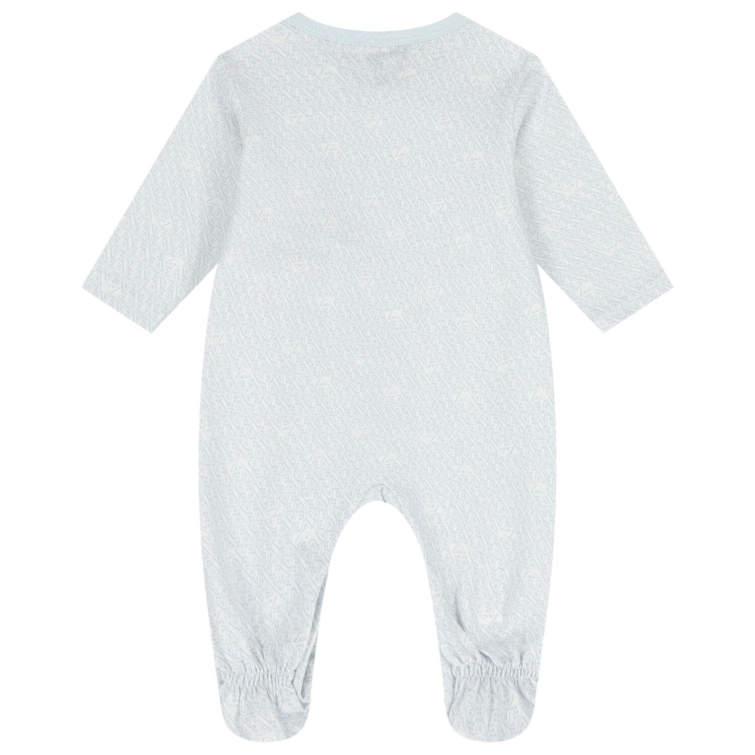 Baby Boys Blue Logo Babygrow Set, 5, hi-res