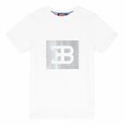 Boys White Logo T-Shirt, 2, hi-res