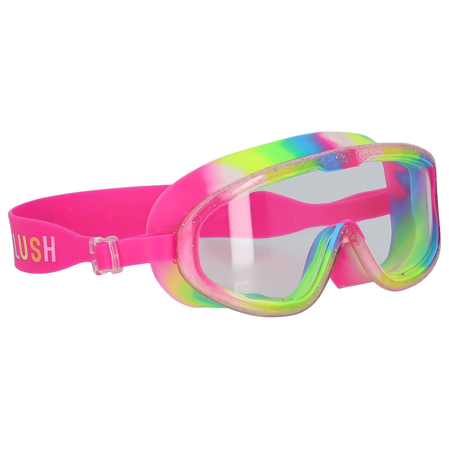 Girls Multi-Coloured Logo Goggles, 1, hi-res