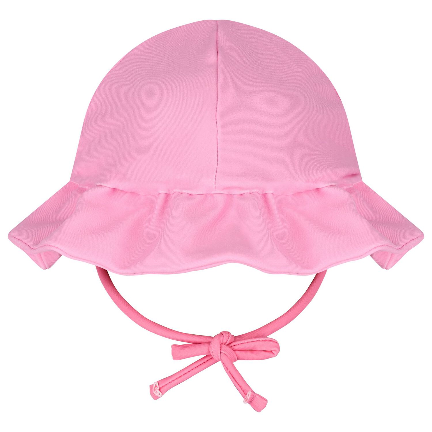 Baby Girls Pink Swimsuit Set with Hat, 2, hi-res image number null