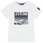 Boys Beige Logo T-Shirt, 1, hi-res