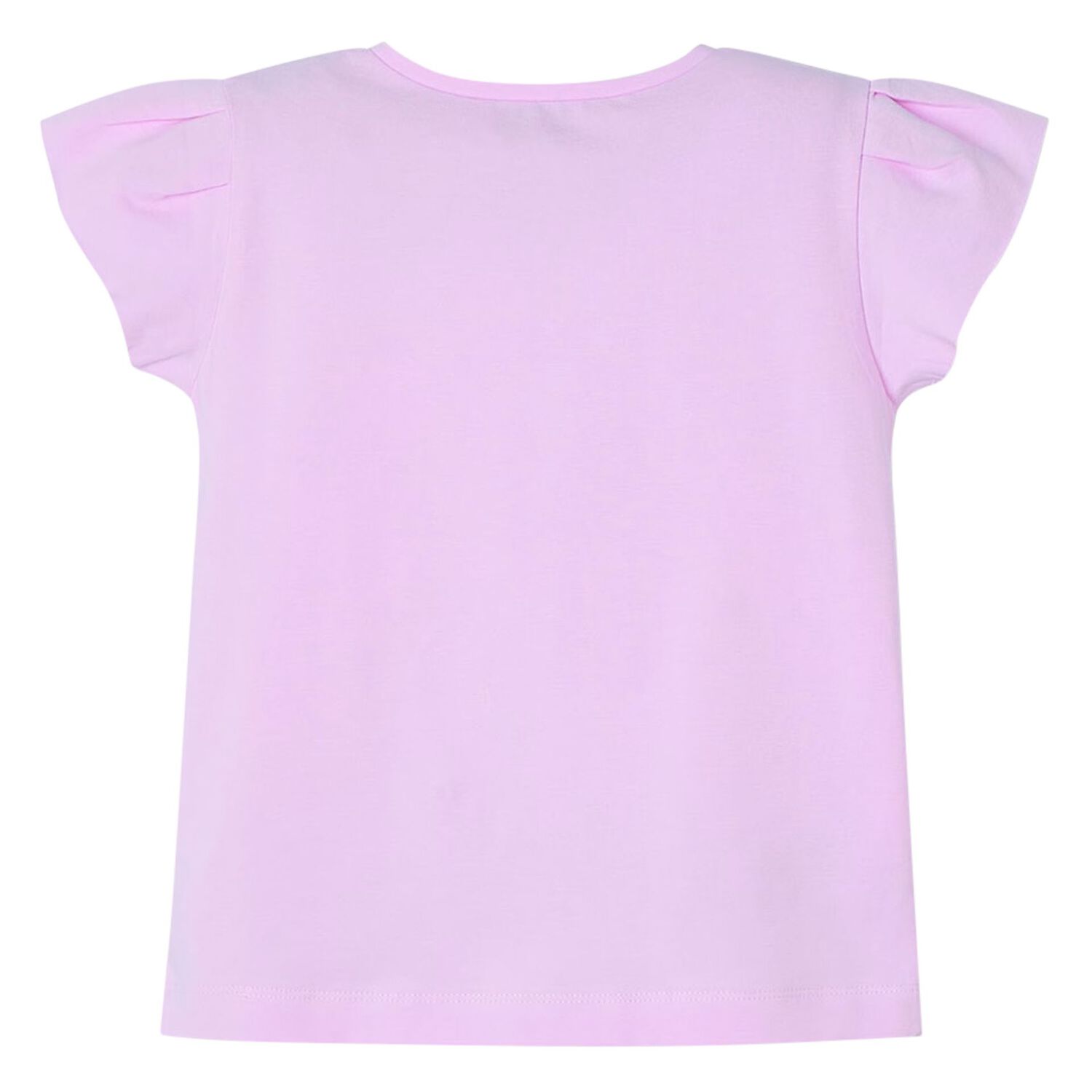 Girls Purple Cotton Graphic T-Shirt, 2, hi-res image number null