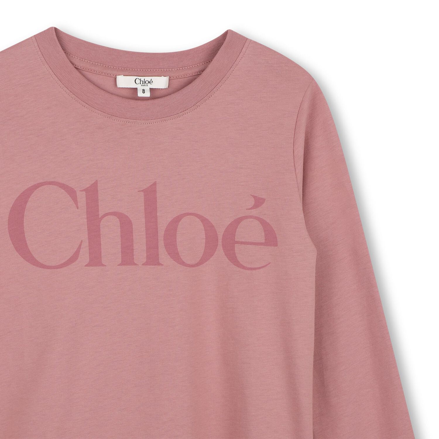 Girls Mini Me Pink Long Sleeve Top, 2, hi-res