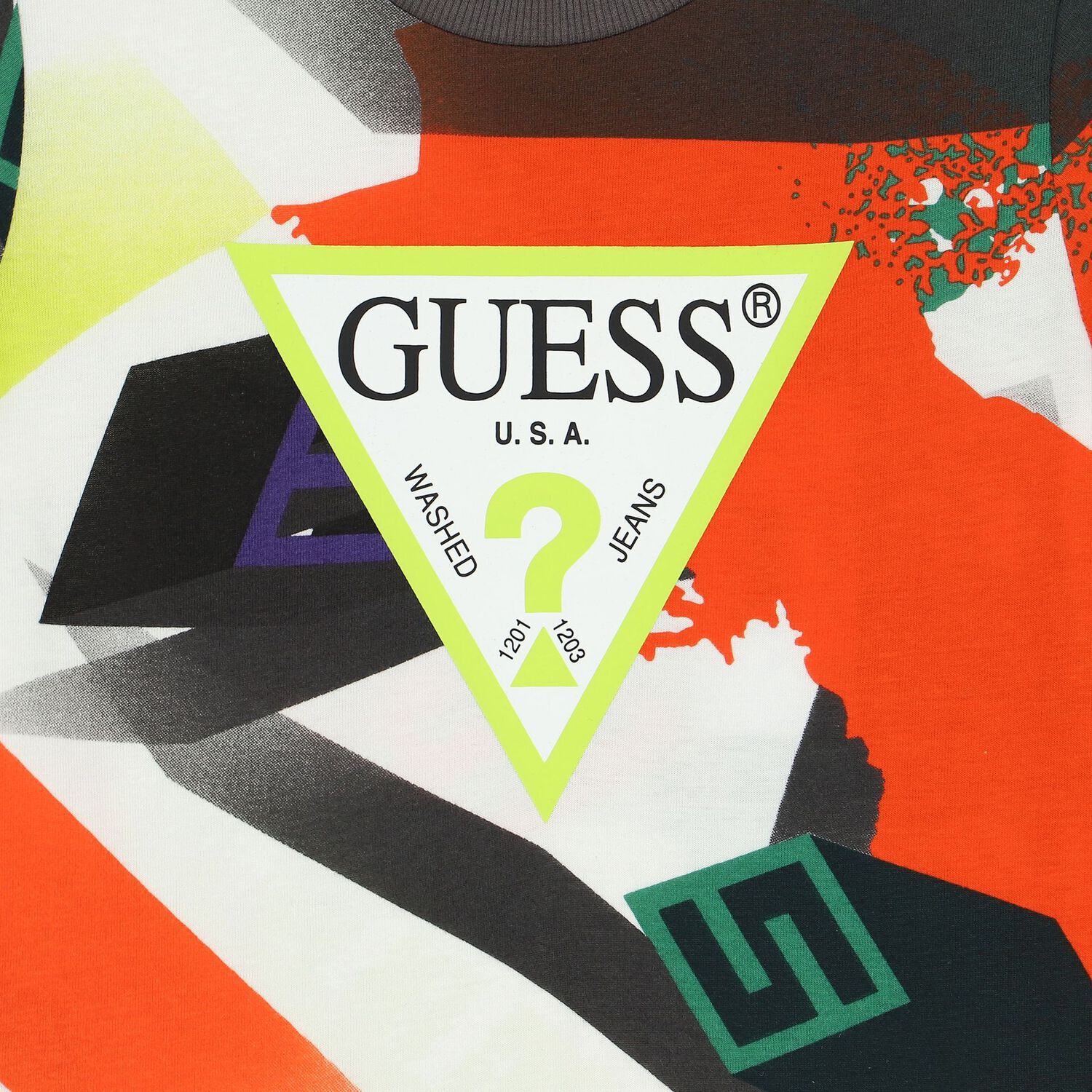 تيشيرت أولاد بالشعار متعدد الألوان , 2, hi-res