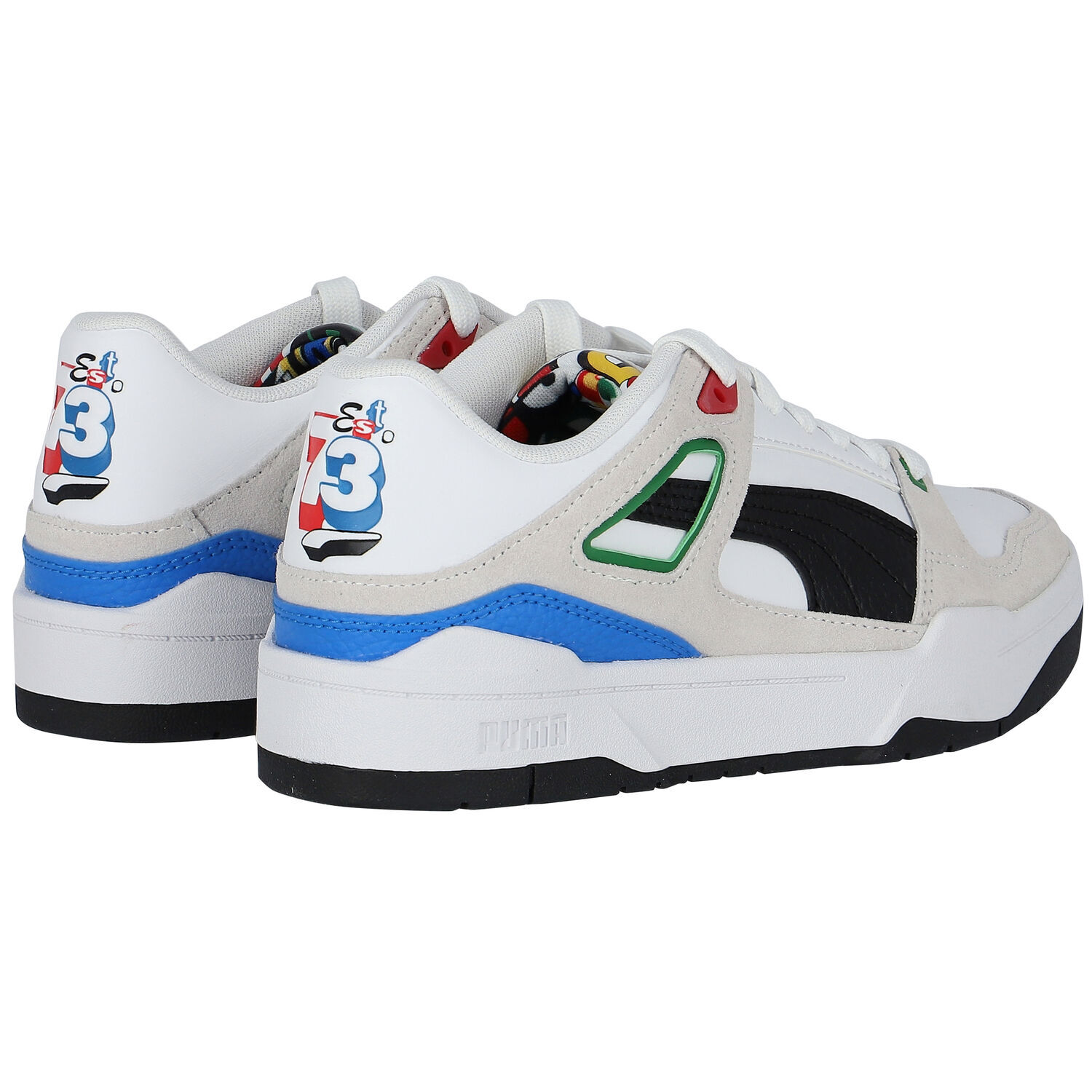 Boys White Slipstream Trash Talk Jr Trainers, 1, hi-res
