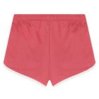 Baby Boys Ivory & Red Cotton Shorts Set, 1, hi-res