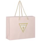 Baby Girls Ivory & Pink Logo Trouser Set, 1, hi-res