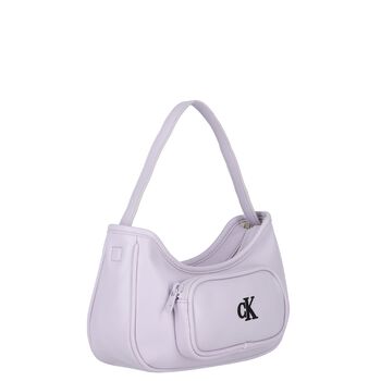 Girls Purple Leather Handbag