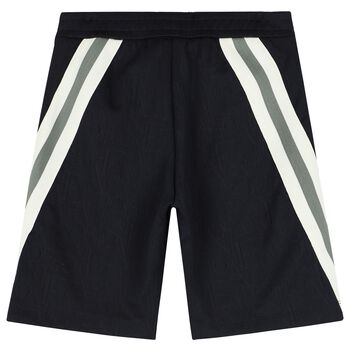Boys Navy Blue Logo Shorts