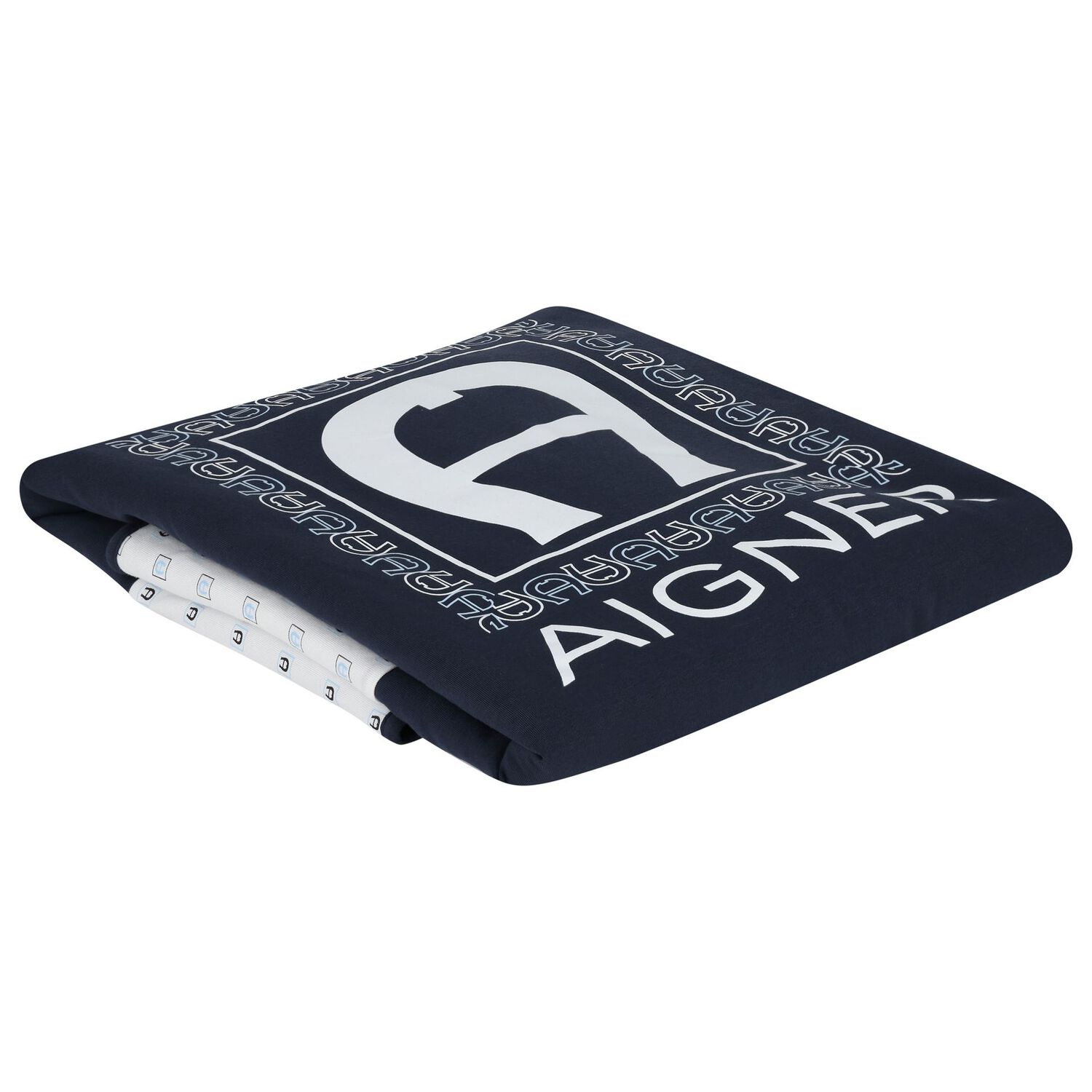 بطانية اولاد بالشعار باللون أزرق داكن للأطفال, 2, hi-res