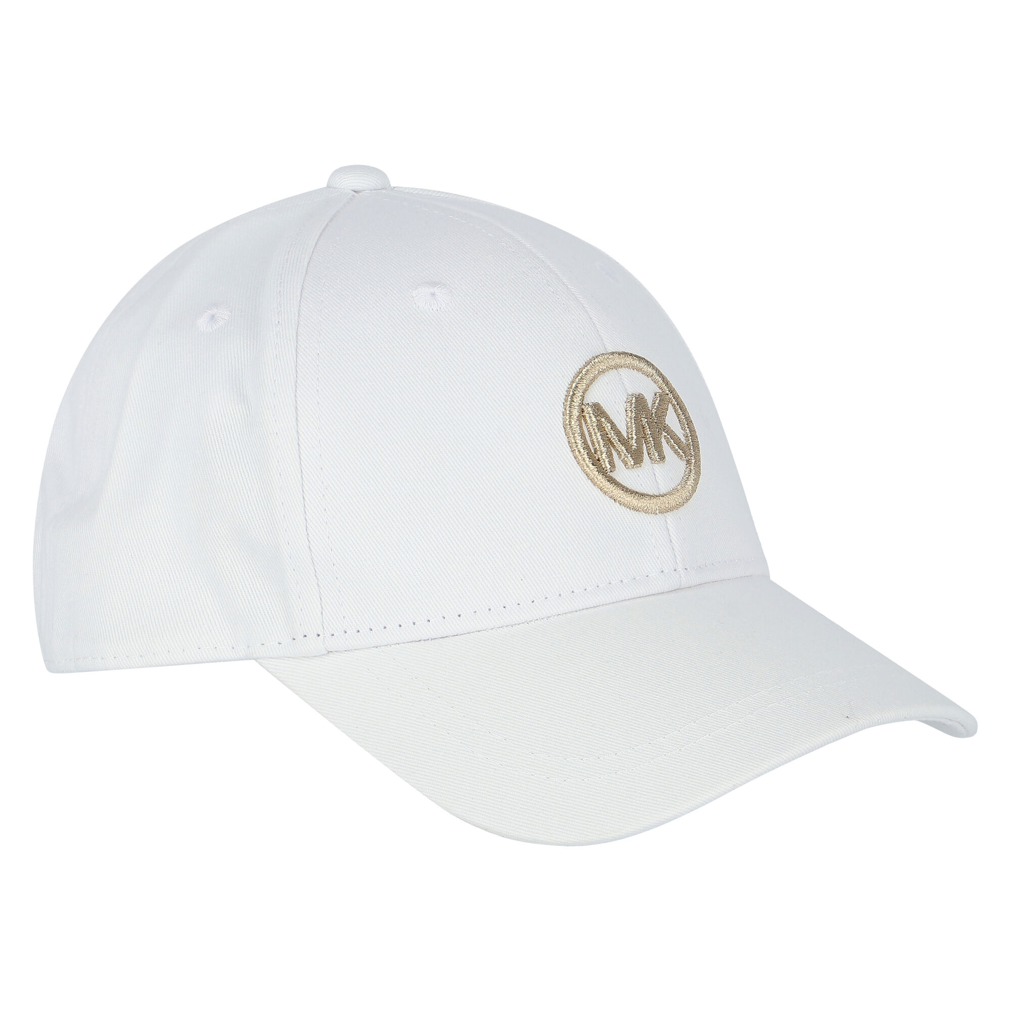 MICHAEL KORS Girls White Logo Cap Junior Couture UAE