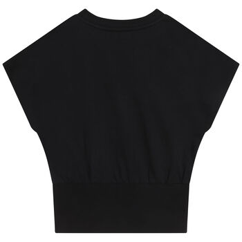 Girls Black Logo T-Shirt