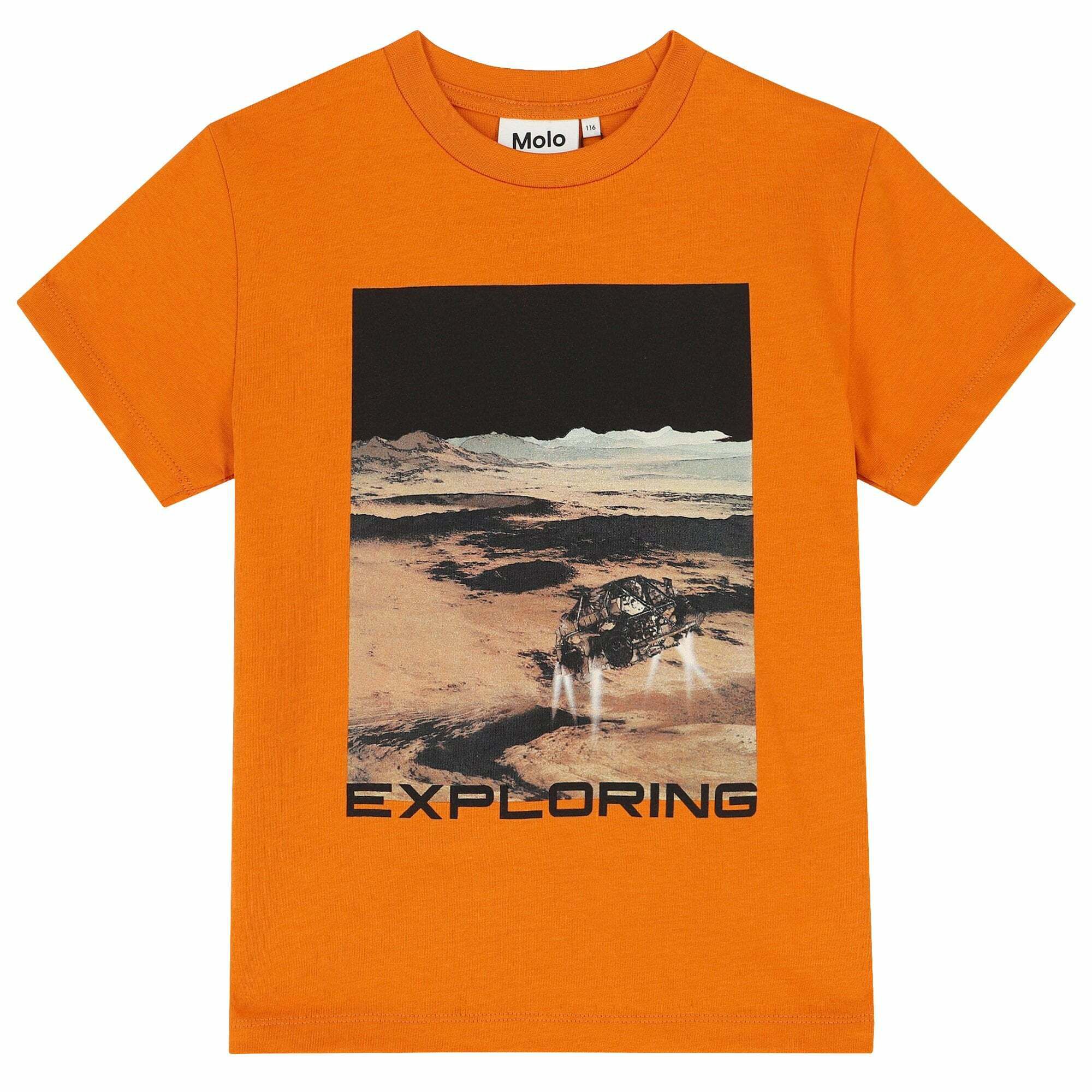 Orange graphic best sale tee