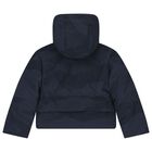Boys Navy Blue Puffer Jacket, 1, hi-res
