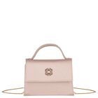 Girls Pink Satin Handbag, 1, hi-res
