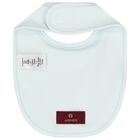 Baby Boys Blue & Gold Logo Bib, 3, hi-res