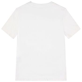 Boys White Logo T-Shirt