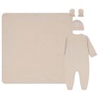 Baby Boys Beige Horse Babygrow Gift Set, 1, hi-res