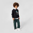 Boys Green Logo Joggers, 1, hi-res
