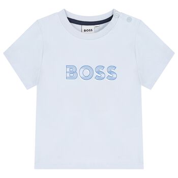Baby Boys Blue Logo T-Shirt