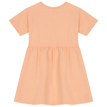 Girls Coral Logo Dress
