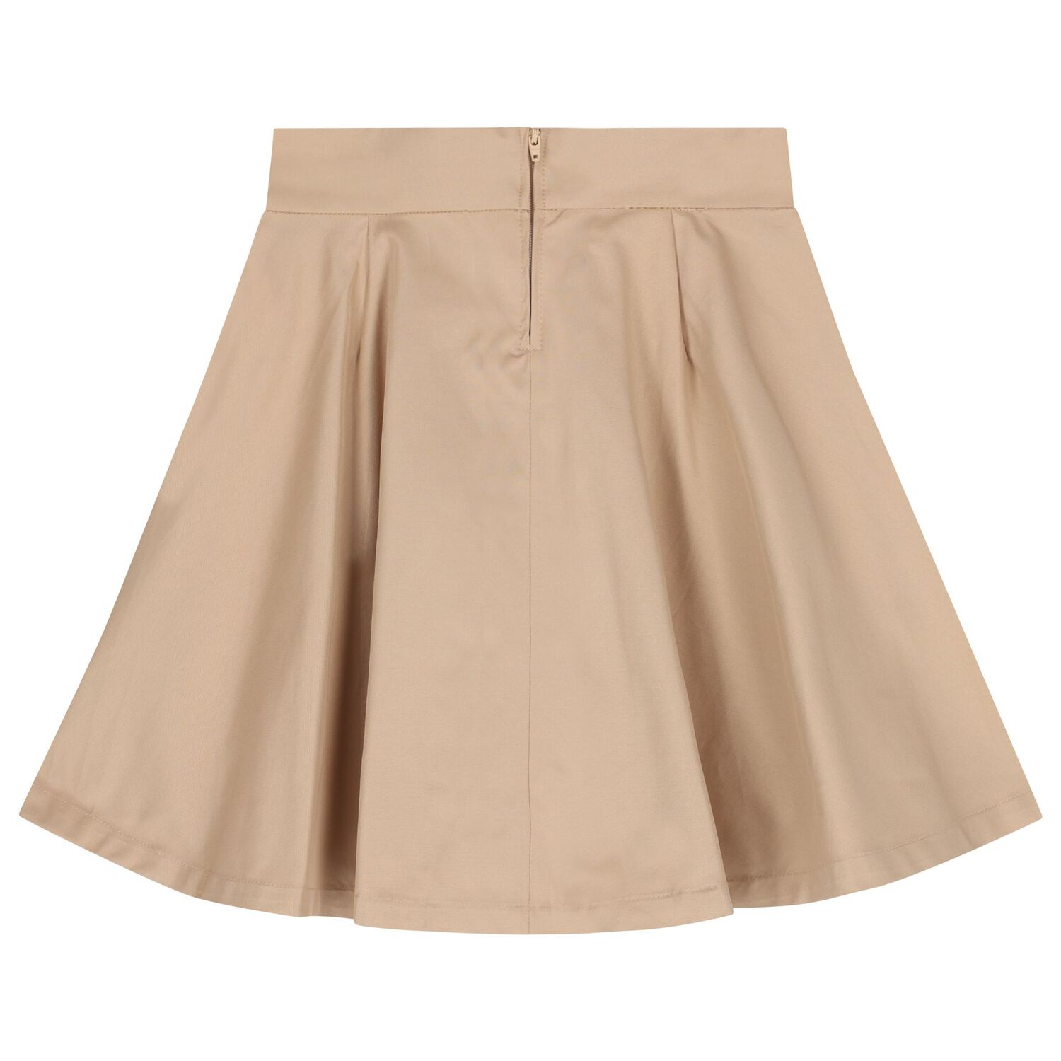Girls Beige Logo Skirt, 1, hi-res image number null