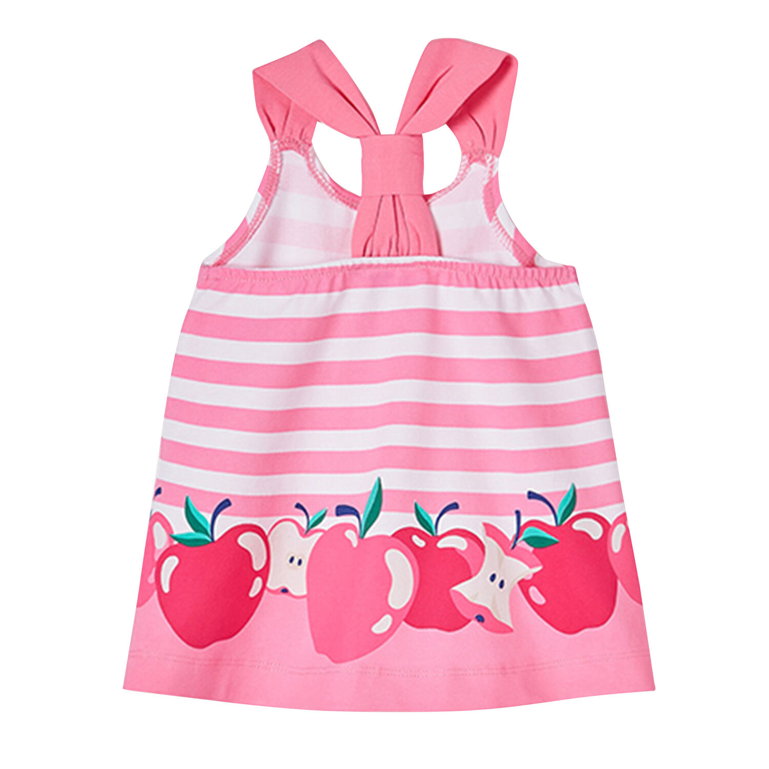 Younger Girls Pink Apple Dress, 1, hi-res image number null