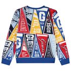 Boys Multi-Coloured Logo Sweatshirt, 4, hi-res