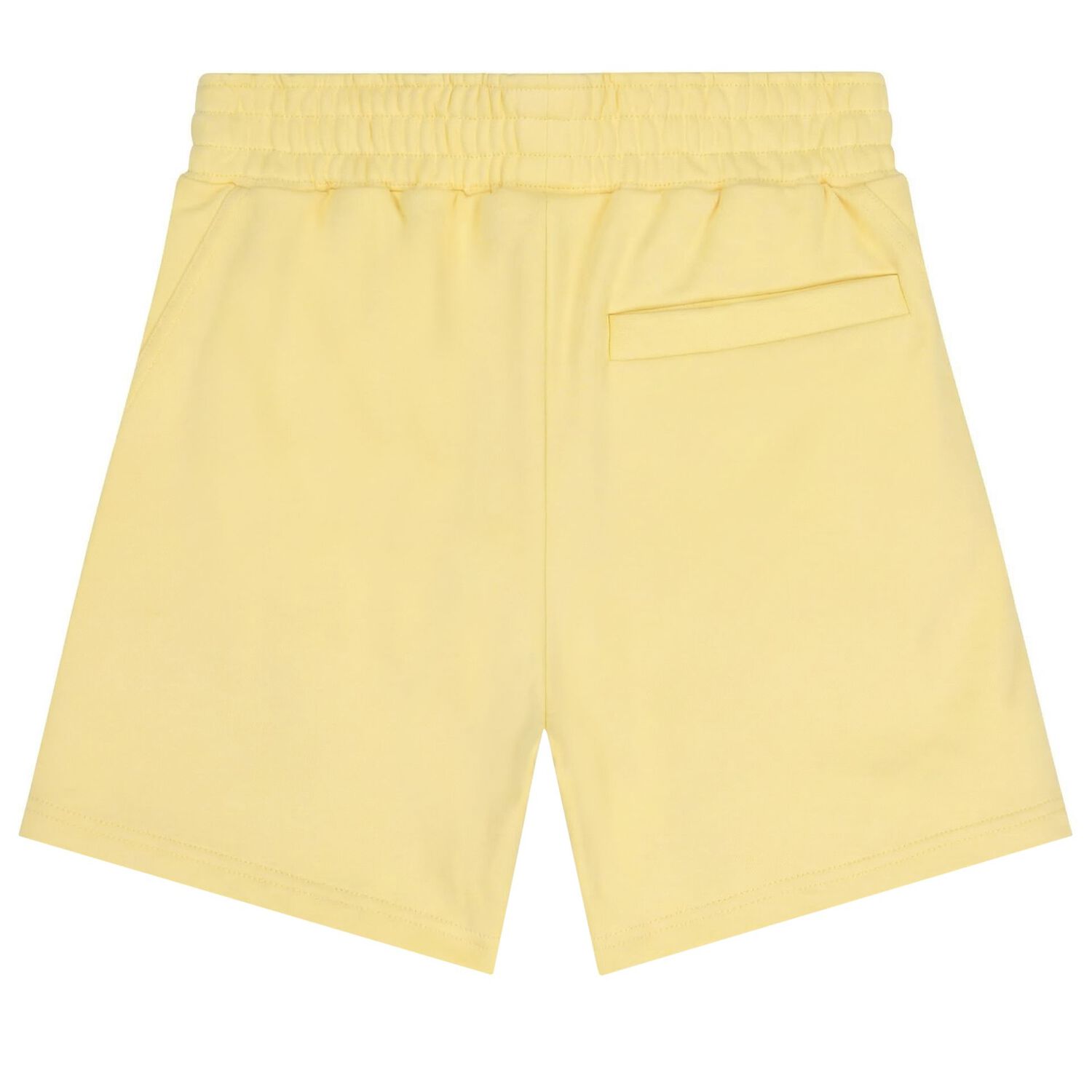 Boys Yellow Logo Shorts, 3, hi-res
