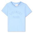 Younger Boys Blue Logo T-Shirt, 2, hi-res