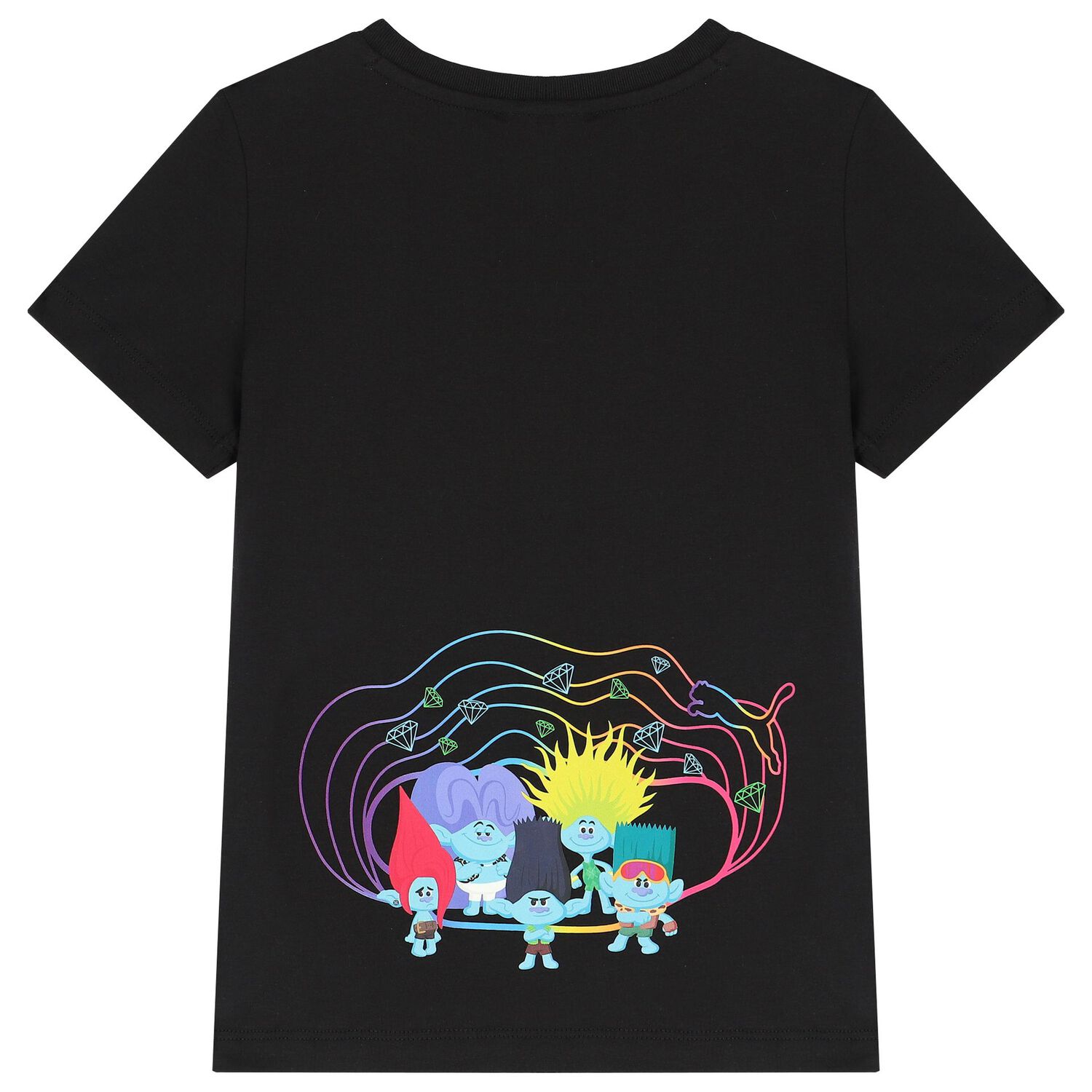 Black Trolls Logo T-Shirt, 1, hi-res image number null