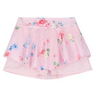 Girls Pink Floral Shorts Set, 1, hi-res