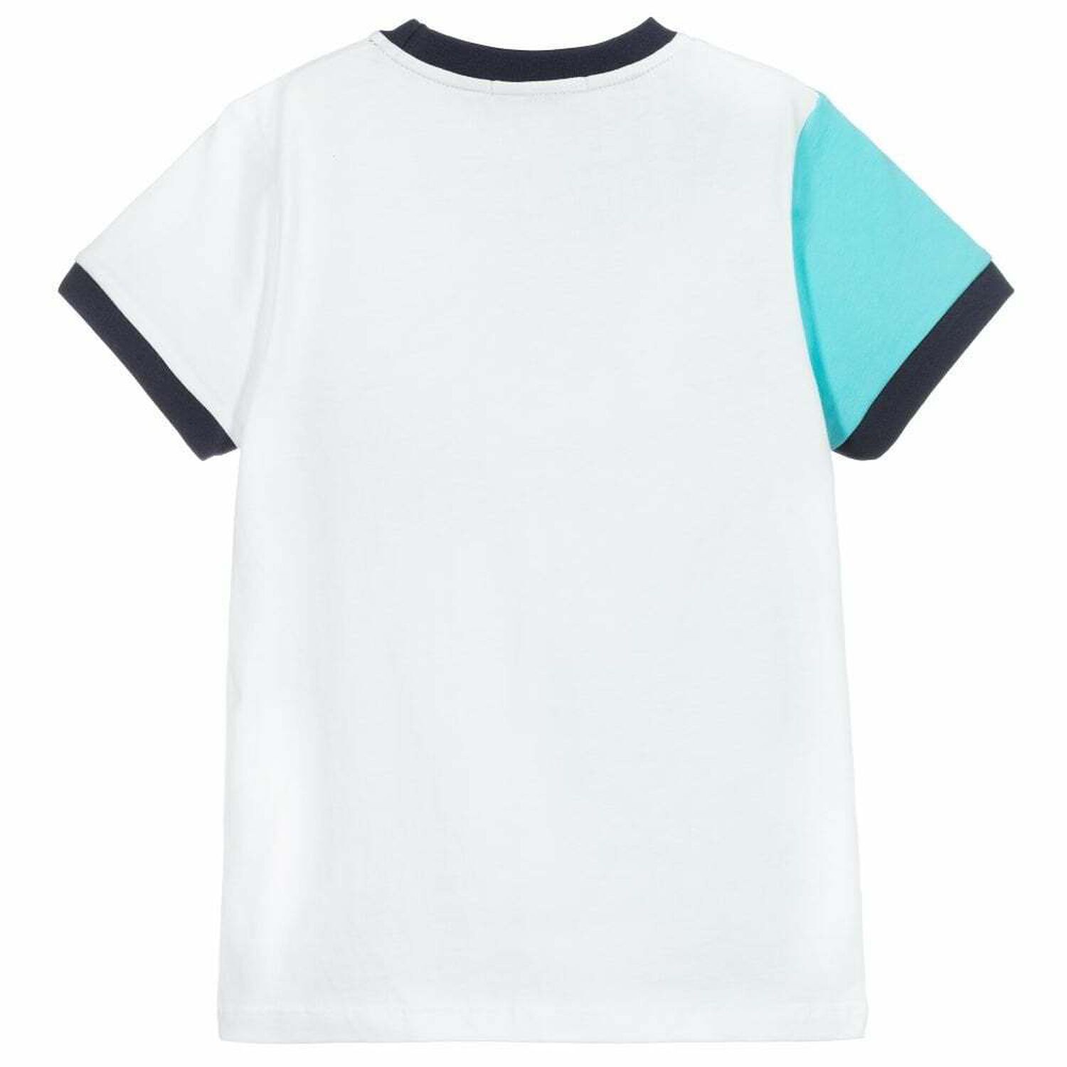 Boys Blue & White Logo T-Shirt, 1, hi-res image number null