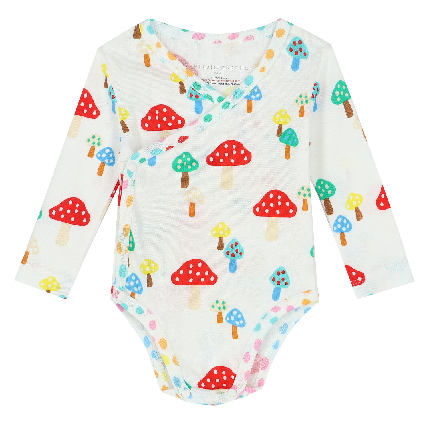 Baby Girls White Mushroom 4-Piece Set, 1, hi-res