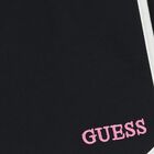 شورت بنات بالشعار باللون الاسود , 1, hi-res