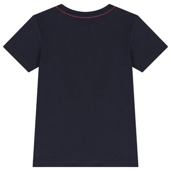 Boys Navy Logo T-Shirt