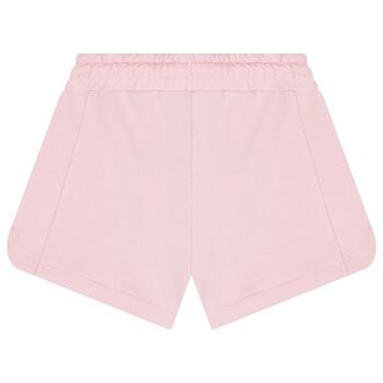 Girls Pink Logo Shorts
