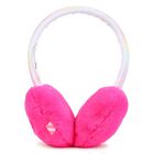 Girls Pink Heart Earmuffs, 1, hi-res