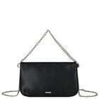 Girls Black & Silver Studded Bag, 2, hi-res