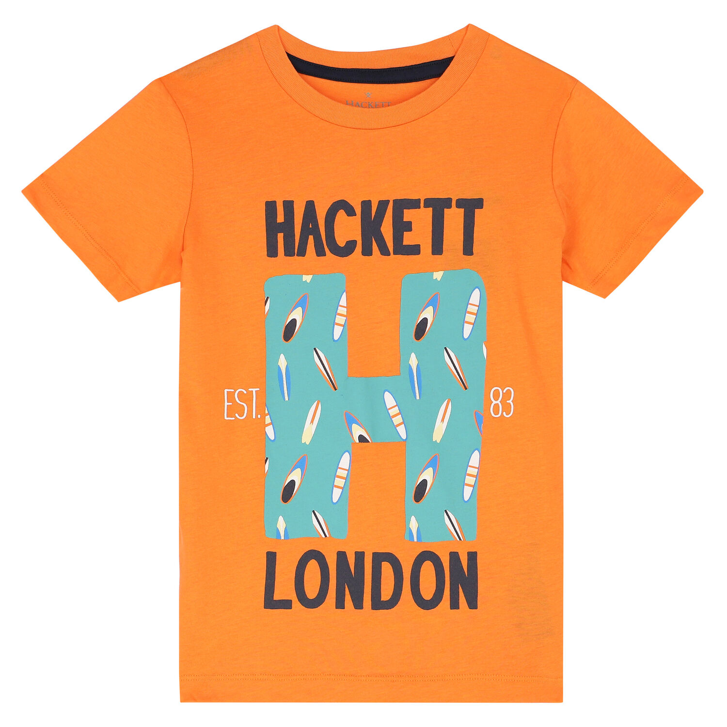 تيشيرت باللون البرتقالي للأولاد, 1, hi-res