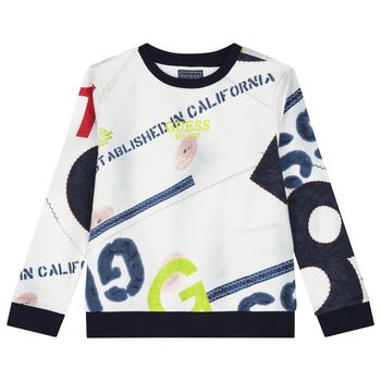 Boys Multi-Coloured Logo Sweatshirt