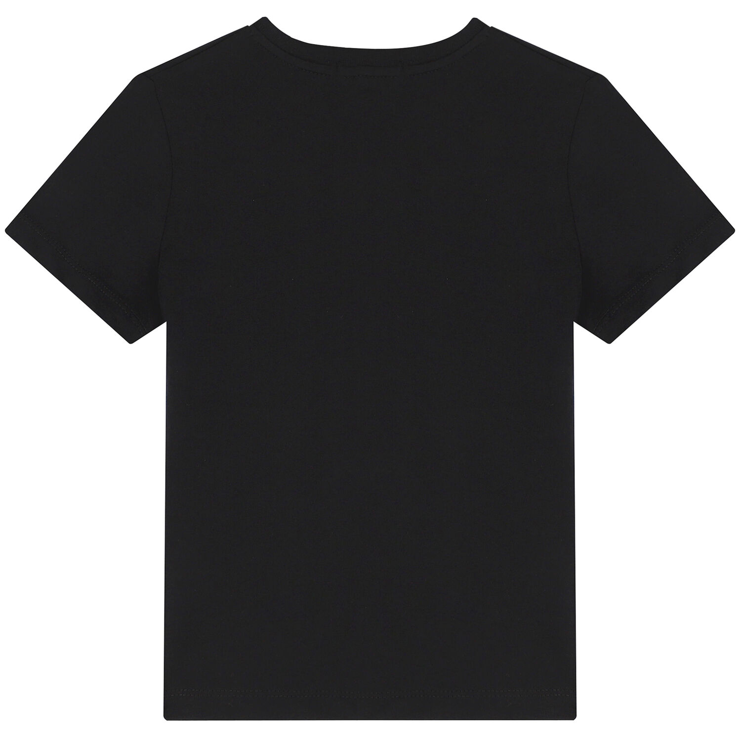 Boys Black Logo T-Shirt, 1, hi-res