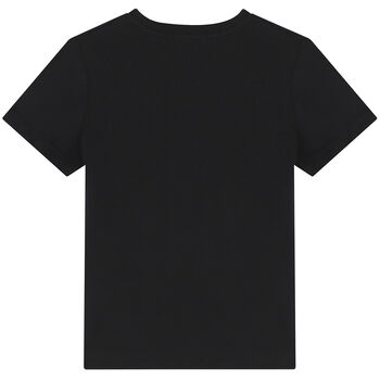 Boys Black Logo T-Shirt
