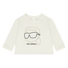 Younger Boys Beige & White Logo Tracksuit Set ( 3 Piece ), 1, hi-res