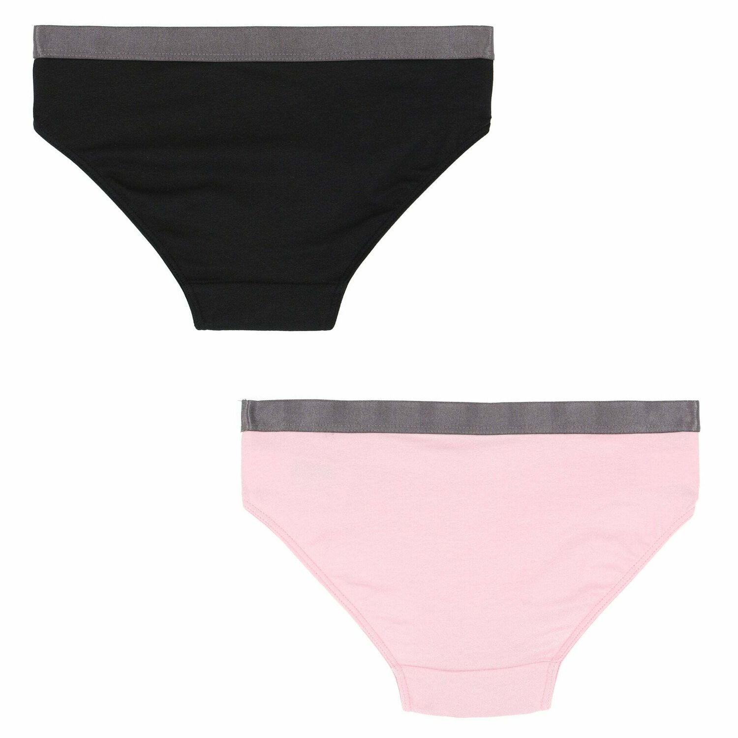Girls Black & Pink Bikini Brief (2 Pack), 2, hi-res image number null