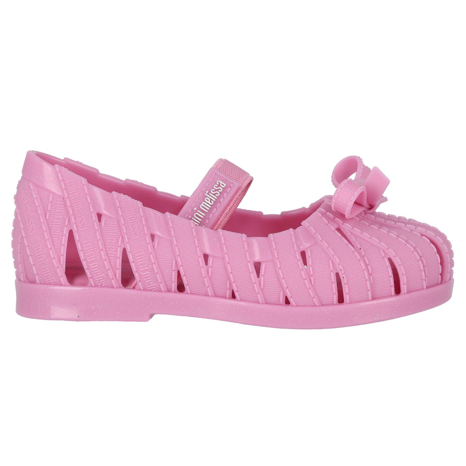 Younger Girls Pink Logo Sandals, 1, hi-res