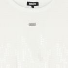 Girls White Sequin Sweatshirt, 1, hi-res