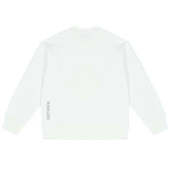 White Maple Leaf Logo Sweatshirt