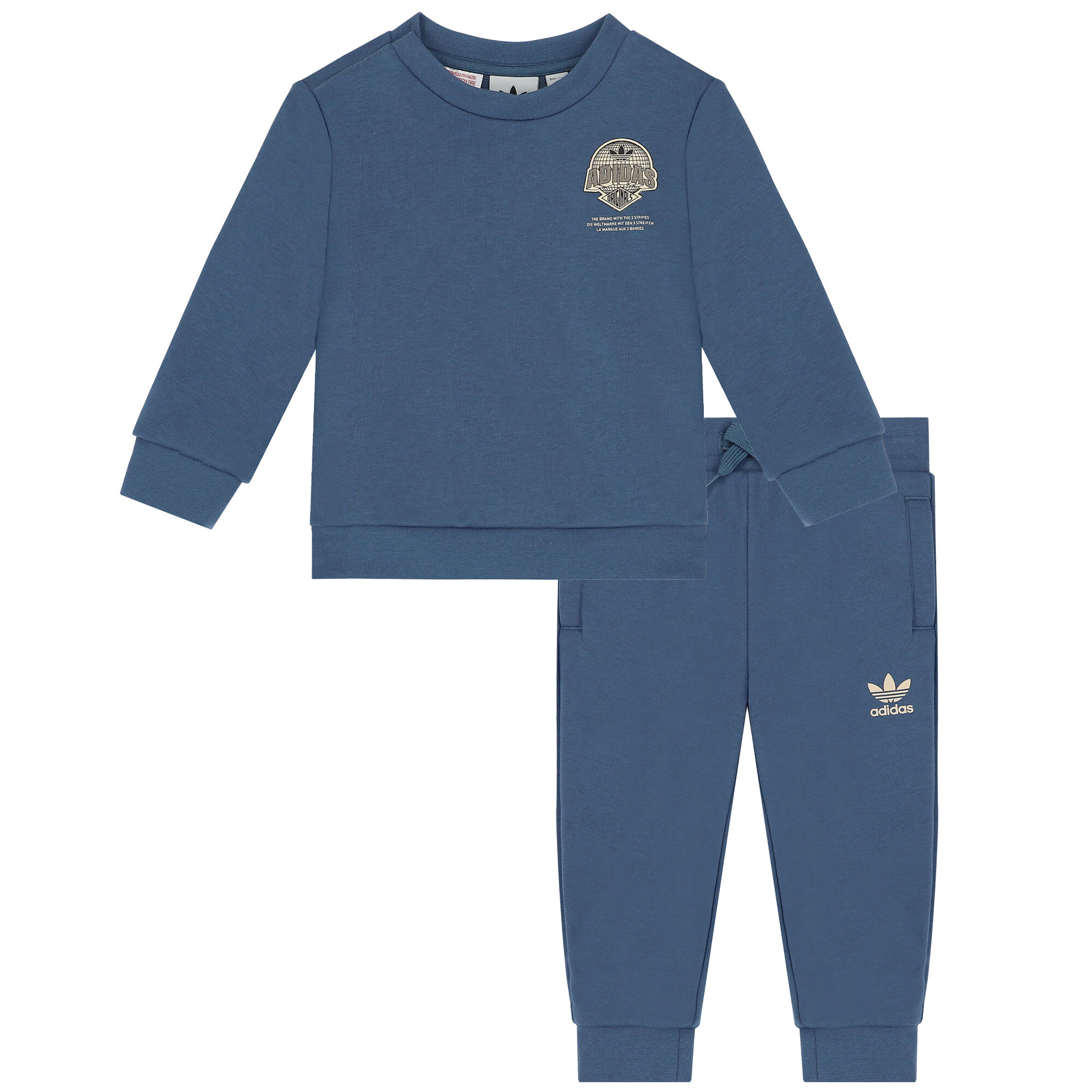 Adidas Kids Blue Logo Tracksuit Junior Couture UAE