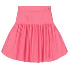 Girls Pink Bubble Skirt Set, 1, hi-res